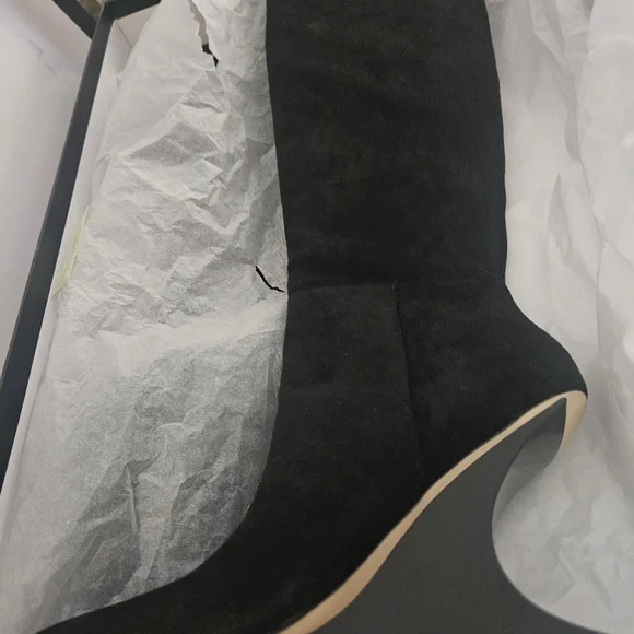 💗💘Womens AAJ By Aminah Black Boots Size 8 - 4" Heels - NWOT🧡💓 - Picture 6 of 13